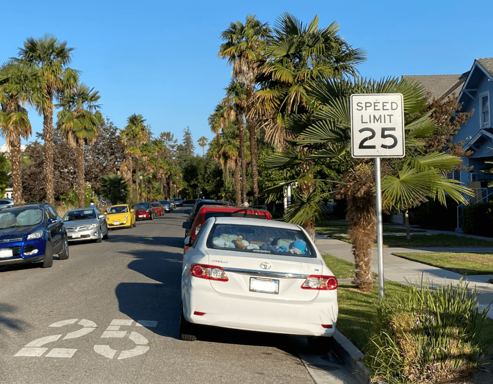 25mph sign