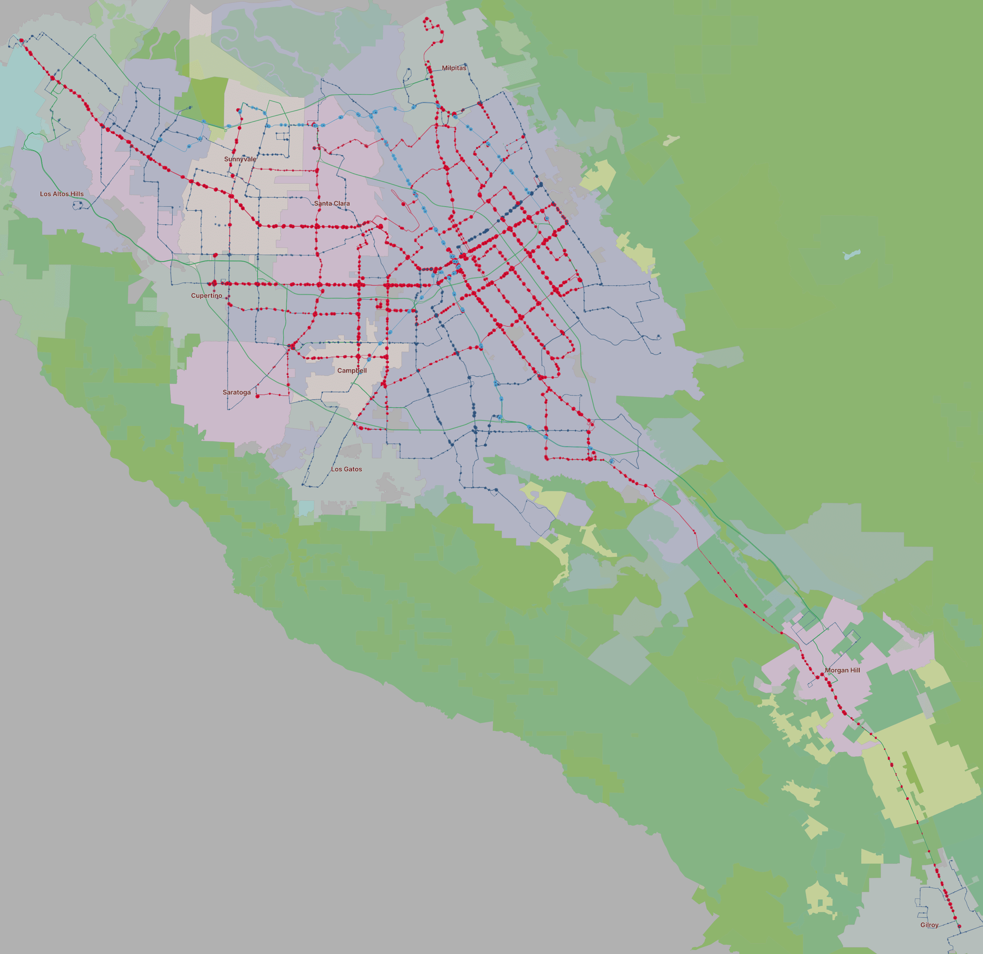 VTA Routes